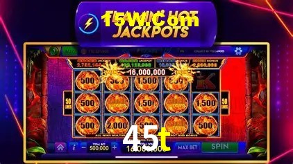 Slots com jackpots e giros grátis na 45t